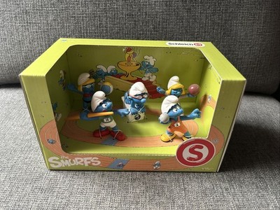 Schlumpf,Schlümpfe Schleich 41311, 4.1311, Sport, Set,5 x Figur in Box, Blister 