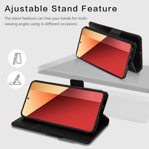 MAMA MOUTH Cover per Xiaomi Redmi Note 13 Pro 4G/Poco M6 Pro Custodia Flip Pelle - Foto 16 di 24