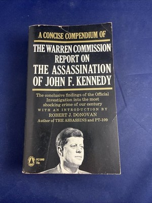 The Warren Commission Report on the Assassination of John F. Kennedy PB, 1964 VG