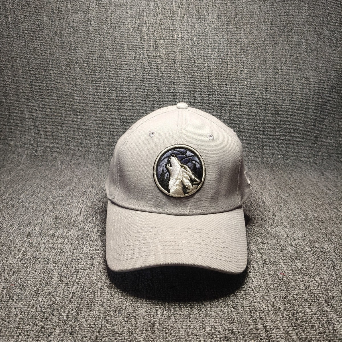 New Era Minnesota Timberwolves NBA Gray Stretch Fit Cap Hat