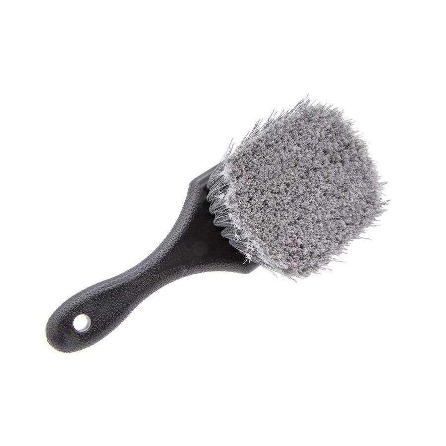 All-Purpose Car Cleaning Brush - Non-Slip Handle, Soft 55mm Bristles, 205mm