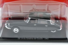 CITROEN DS 19 du General de Gaulle black 1963 1/43 Atlas