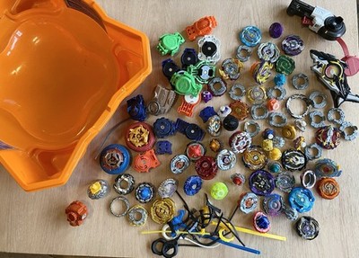 Lot Of Over 100 BeyBlade Metal Plastic Spinners & Arena Tommy Hasbro 2011-2017