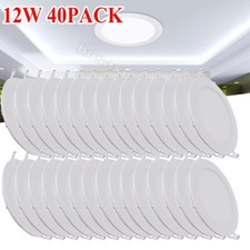 40X12W LED Recessed Ceiling Panel Down Lights Bulb Lamp Fixture Cool White US