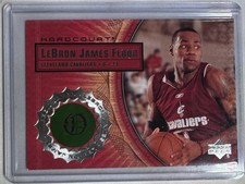 2003-04 Upper Deck Hardcourt LeBron James Floor Court Rookie RC #LB5 Cavaliers