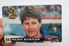 Ward Burton 1995 Assets Racing NASCAR Phone Card Finish Line