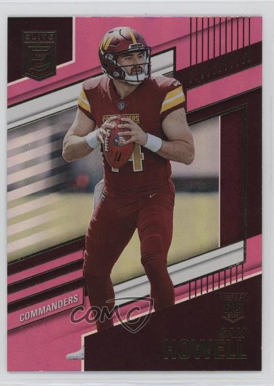 2022 Panini Donruss Elite Rookies Pink Sam Howell #104 Rookie RC 17wc