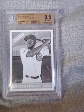 BGS 9.5  2015 Topps Heritage High Number Black & White #715 Dexter Fowler  SSP