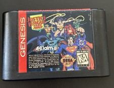Justice League Task Force (Sega Genesis, 1995) Cartridge Only
