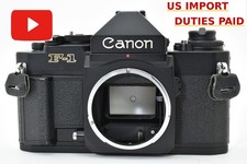 Near MINT Canon NEW F-1 F1 Eye Level SLR 35mm Film Camera Body From JAPAN