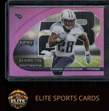 2021 Panini Playoff #BTN-CJO Chris Johnson Behind the Numbers Pink