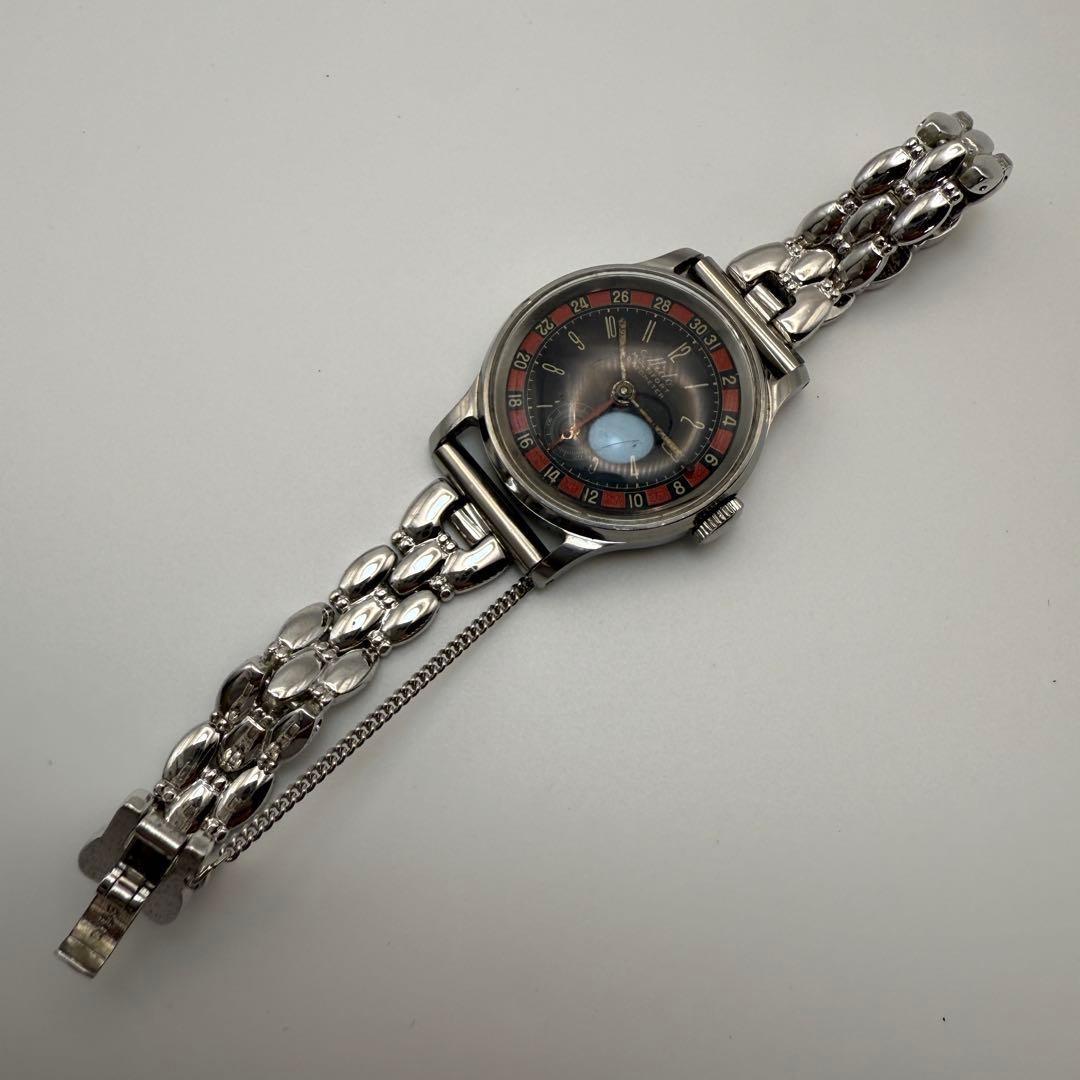 Mido Multifort Datometer 1930s-40s Chronograph Au… - image 12