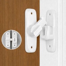 Barn Door Lock 90/180 Degree Sliding Window Latch Bolt Anti-theft Buckle Baby