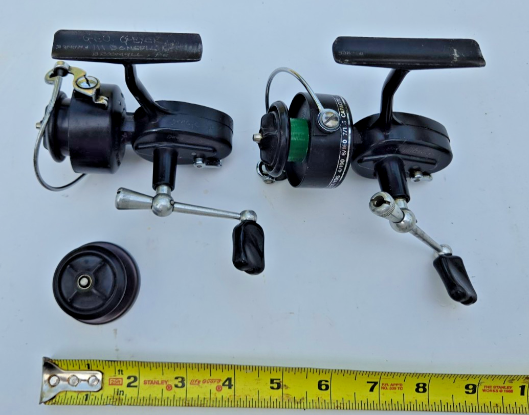 2 Vintage Garcia Mitchell 308 Spinning Reels, 1 Extra Spool, Made