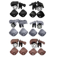 1 Pair A79 DIY Suitcase Luggage Replacement Swivel Mute Roller Repair