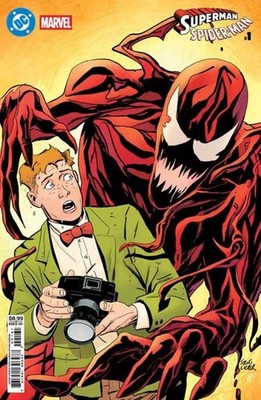 DC Marvel Superman Spider-Man #1 (One Shot) Cover F Steve Lieber Jimmy Olsen &