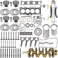 Engine Rebuild Kit w/ Crankshaft & ConRod & Timing Kit For Hyundai KIA 2.0T G4KH
