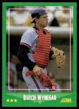 1988 Score Butch Wynegar California Angels #355