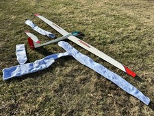 Vintage Graupner Discuss 4M 177” Giant RC Sailplane Vintage Glider