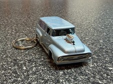 1956 Ford Parts Panel Delivery Keychain Blue Matchbox Hot Wheels Car