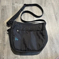 Mint Condition Travelon Black AntiTheft Travel Messenger RFID Crossbody Bag READ