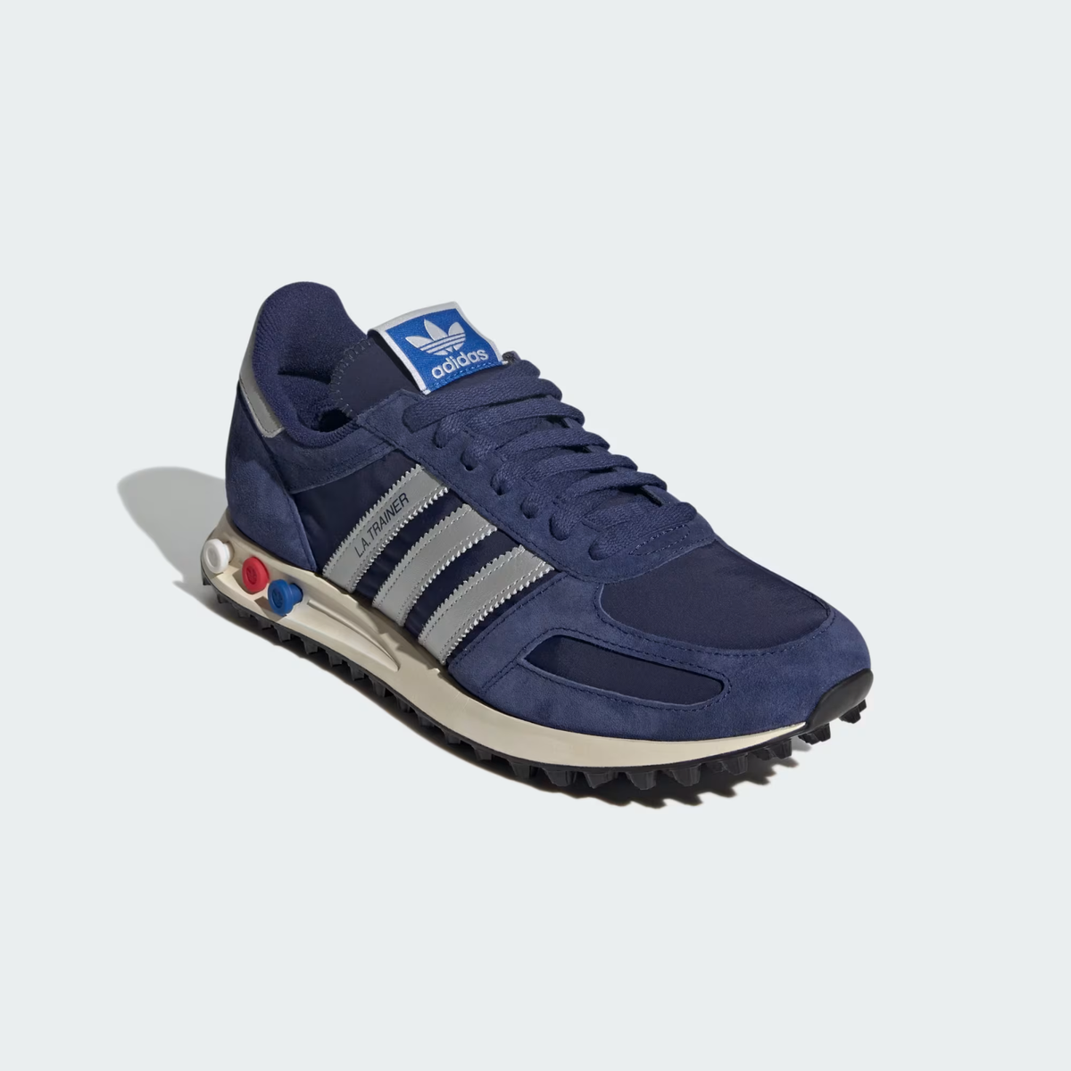 adidas Originals LA Trainer OG in Dark Blue and Silver All Sizes