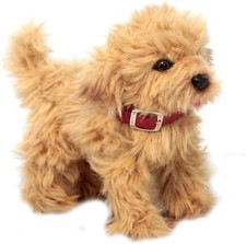 HANSA Toy Poodle Plush 22cm 6153 Realistic Dog Stuffed Animal Collectible Japan
