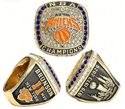 2026 NY New York Knicks Championship Ring