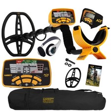 Garrett ACE 400 Metal Detector with DD Waterproof Search Coil and Carry Bag