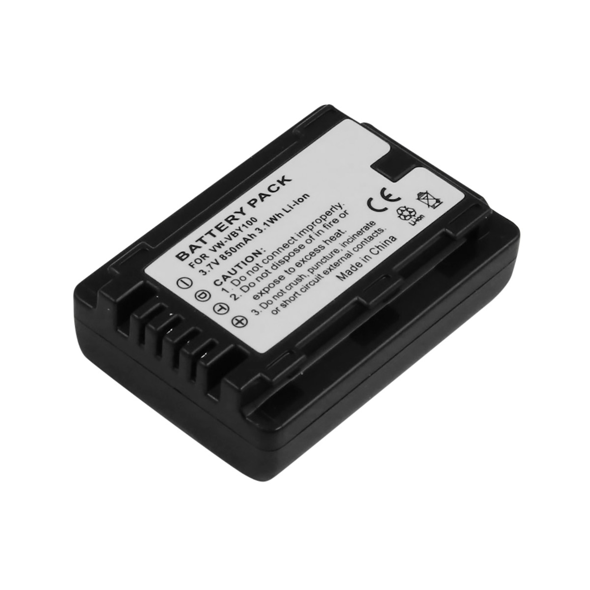 Batterie VW-VBY100 pour Panasonic HC-V110 | Li-ion 850 mAh