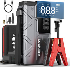 Jump Starter with Air Compressor, 4000A Portable Car Battery Jumper Starter Pac