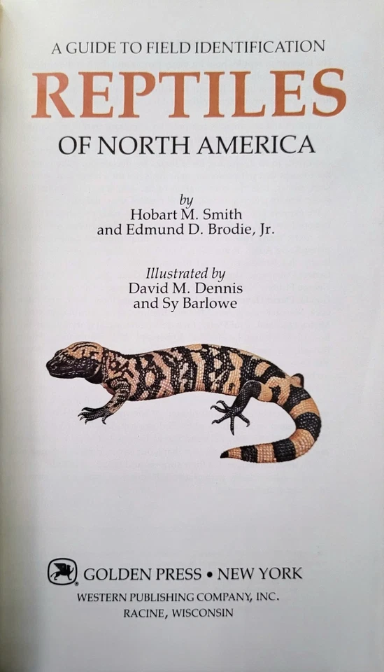 1990 Reptiles Of North America - Vintage Nature Field Guide Identification Book - Imagem 3 de 4