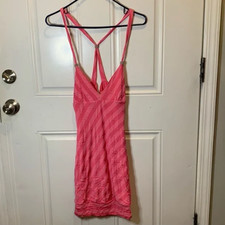 Guess Striped Pink Strappy Dress Size S