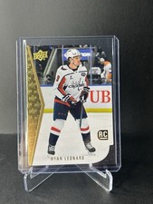 RYAN LEONARD 2025-26 UD SERIES 1 HOCKEY - GOLD ROOKIE DIE CUT Capitals RTD-10