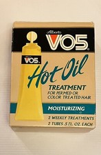Vintage 80s Alberto VO5 Hot Oil Treatment Moisturizing 2 Tubes - NEW