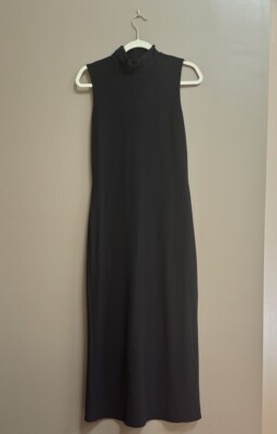 black dress for winter wedding guest Black Velvet Wrap V Neckline Dress With Organza Sleeves
