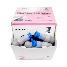 NEW Amalgam Dental Alloy 1 / 2 / 3 Spill Regular Set , 500 or 50 Capsules