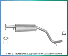 Mittelschalldämpfer für Ford Mondeo III 1.8 2.0 16V Auspuff Dichtung Schelle