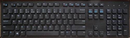 5 x Dell Keyboard KB216-BK-Eng-Int. Englisch! Neu Lesen! - Zdjęcie 2 z 5