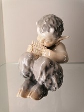 Royal Copenhagen schöne Porzellanfigur Faun mit Panflöte Nr.1736 in der 1.Wahl 