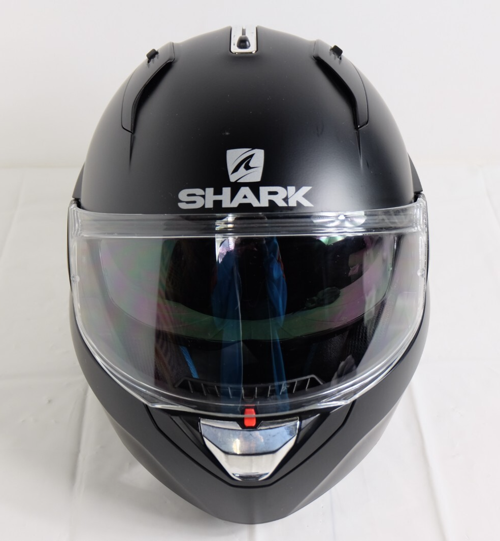 SHARK EVO One 2 Solid Helmet Black w/ Carry Bag Size Large | eBay
