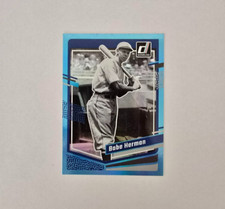 (ITEM 897) BABE HERMAN - 2023 DONRUSS HOLO CAROLINA BLUE #170