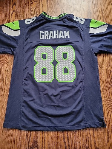 Nike Jimmy Graham Seattle Seahawks NFL Football Jersey Youth Large 14-16 Boy - Picture 7 of 8