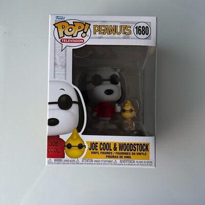 Joe Cool & Woodstock Funko Pop Vinyl and Buddy #1680 w protector