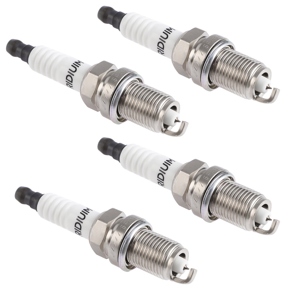 4Pcs Red Ignition Coil + Spark Plugs Kit Fits For 20012009 Toyota