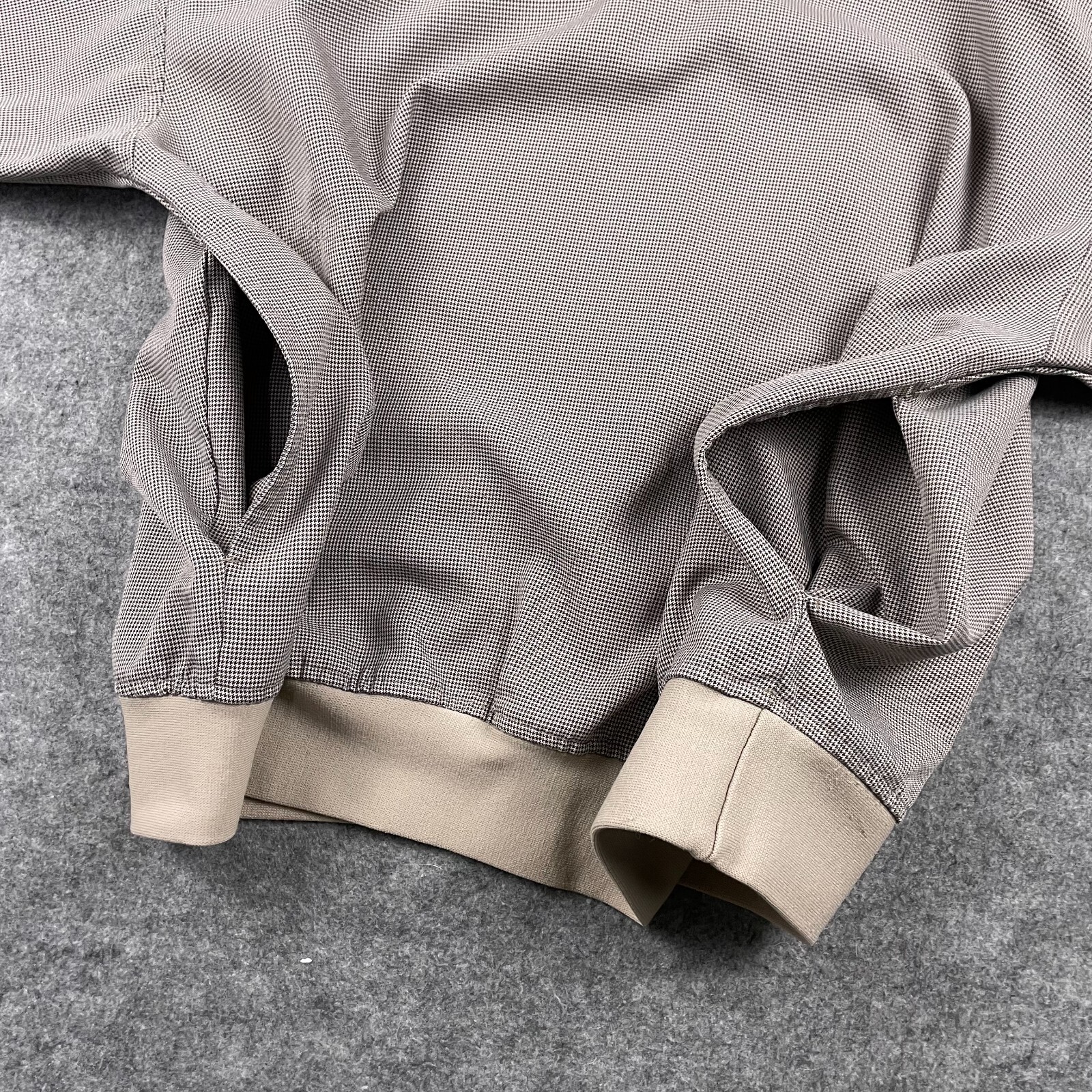 Zero Restriction Pullover Men M Brown Snap Puppys… - image 12