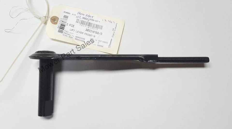 Brazo elevador de plataforma de palanca Fulcrum delantero derecho Castel Garden TCX102 Mountfield Honda - Imagen 1 de 3