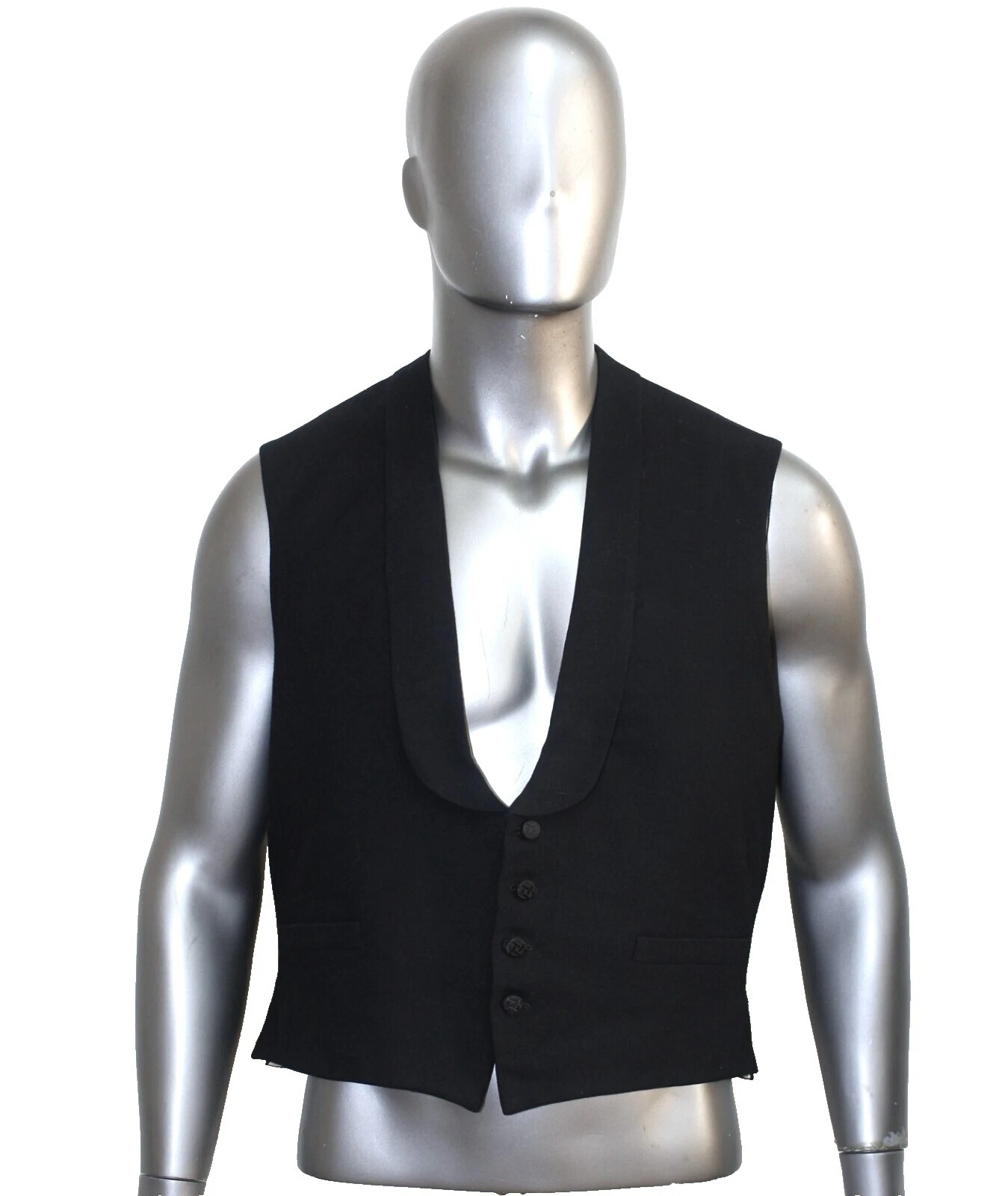 Chalecos Vintage de tamaño regular de hombre 1930s década