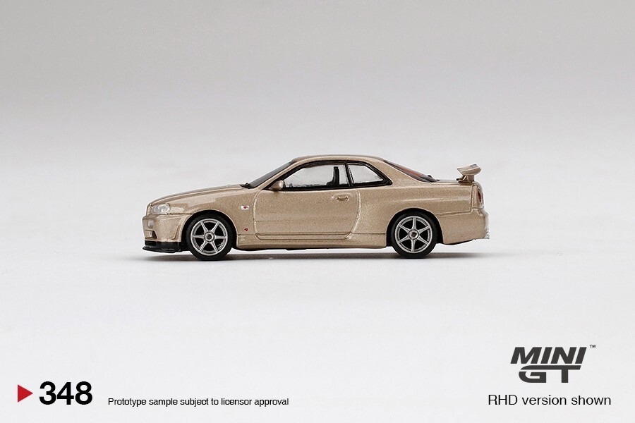 Mini GT 1:64 Nissan Skyline GT-R (R34) M-Spec Silica Breath