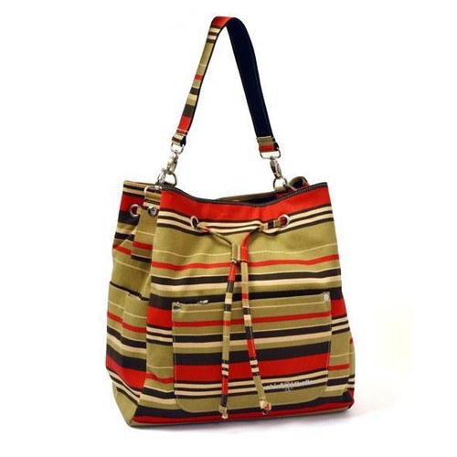 Chic 'O' bello Lausanne Change Bag Back Pack Stripe Wet Wipes holder Mat